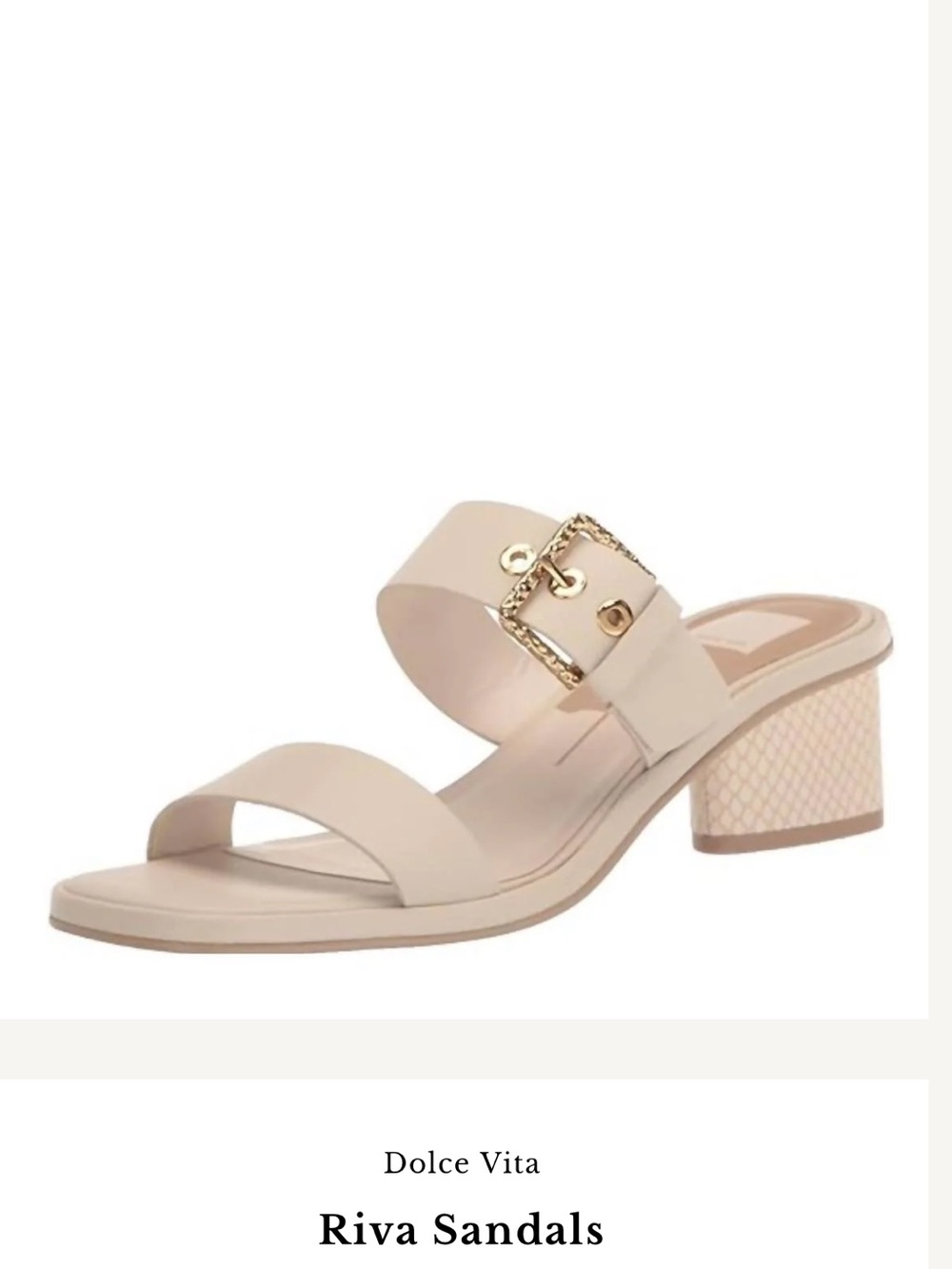 Dolce Vita Riva Ivory Sandal
